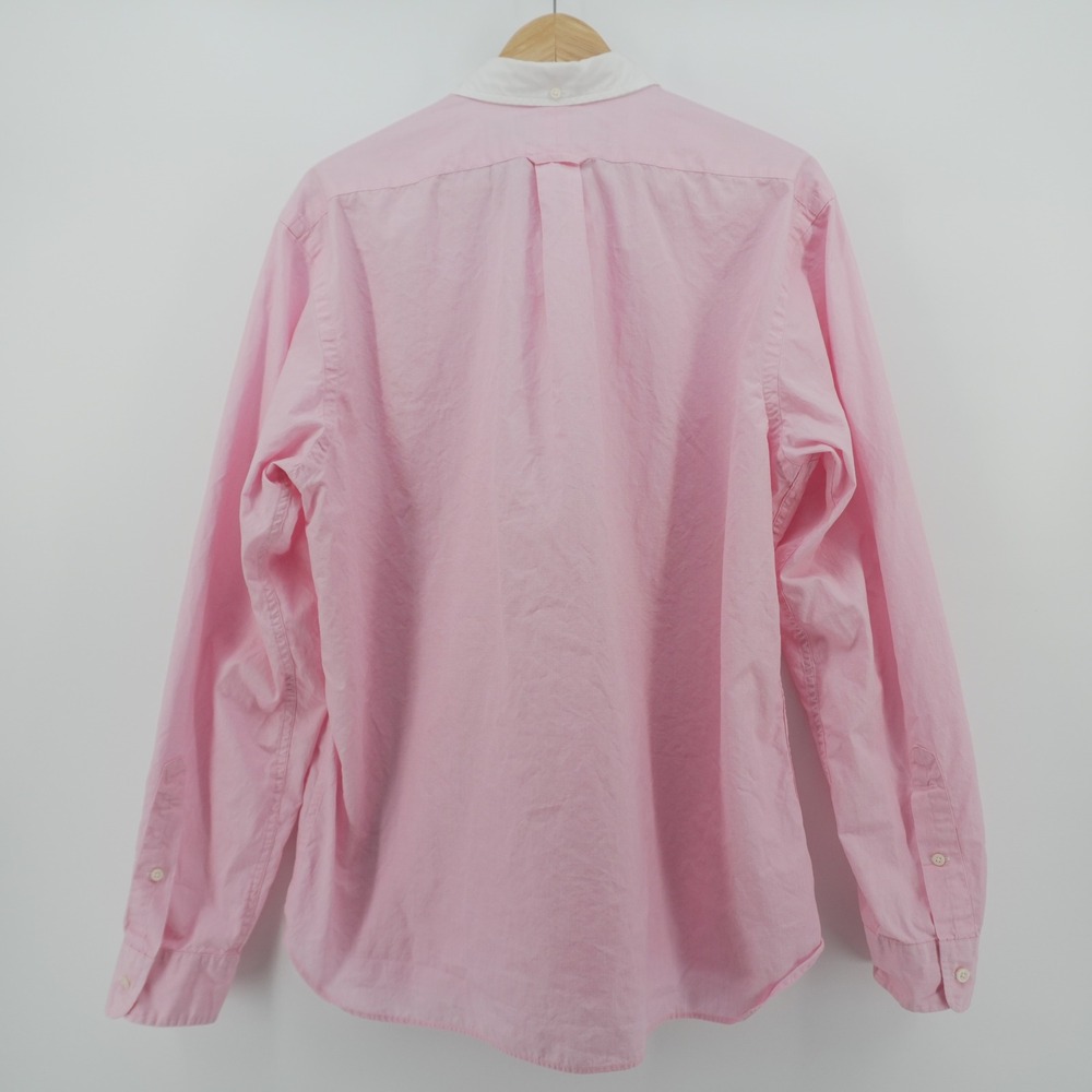 Ralph Lauren Button Down Mens XL Pink White Contrast Collar Long Sleeve RL - Picture 3 of 6